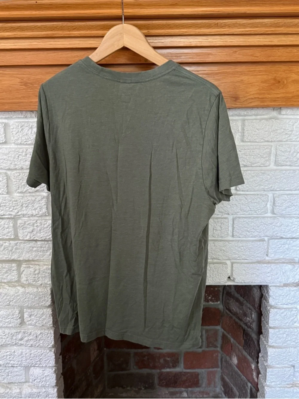Smokey the Bear Graphic Olive Green Men's T-Shirt - Picture 2 of 5